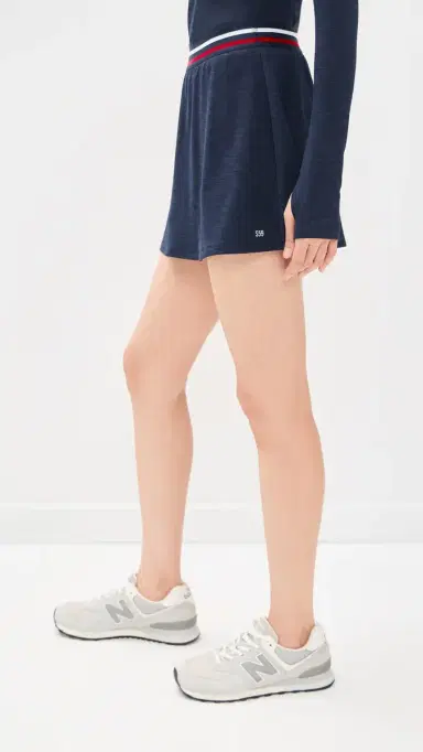 Splits59 Kaia Active Rib Skort Heather Indigo | Thumbnail 4 Splits59 Kaia Active Rib Skort Heather Indigo | Thumbnail 4
