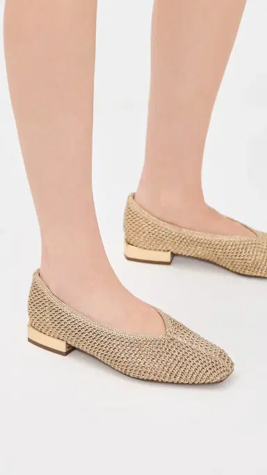 Sam Edelman Kasey Ballet Flats Amber Gold | Thumbnail 3 Sam Edelman Kasey Ballet Flats Amber Gold | Thumbnail 3