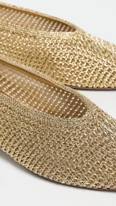 Sam Edelman Kasey Ballet Flats Amber Gold | Thumbnail 6 Sam Edelman Kasey Ballet Flats Amber Gold | Thumbnail 6