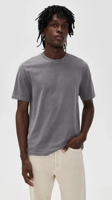 REIGNING CHAMP Midweight Jersey Fadeaway Standard Tee | Thumbnail 2 REIGNING CHAMP Midweight Jersey Fadeaway Standard Tee | Thumbnail 2