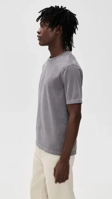 REIGNING CHAMP Midweight Jersey Fadeaway Standard Tee | Thumbnail 4 REIGNING CHAMP Midweight Jersey Fadeaway Standard Tee | Thumbnail 4