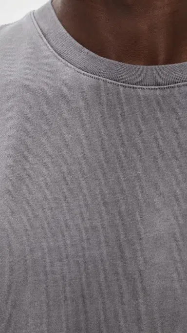 REIGNING CHAMP Midweight Jersey Fadeaway Standard Tee | Thumbnail 6 REIGNING CHAMP Midweight Jersey Fadeaway Standard Tee | Thumbnail 6