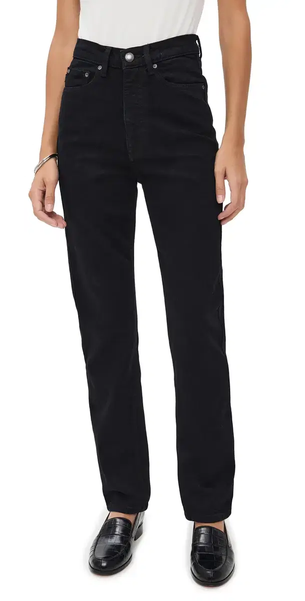 DL1961 Kristy High Rise Cigarette SculptSystem Jeans Black (Vintage)