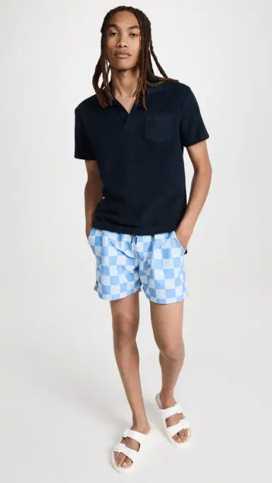 OAS Terry Polo Shirt Navy | Thumbnail 5