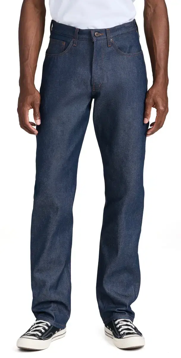 Naked & Famous Denim True Guy - Natural Indigo Selvedge Jeans Natural Indigo