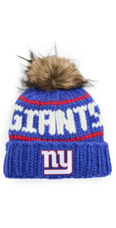 Lele Sadoughi Giants Beanie Royal Blue One Size | Thumbnail 1 Lele Sadoughi Giants Beanie Royal Blue One Size | Thumbnail 1