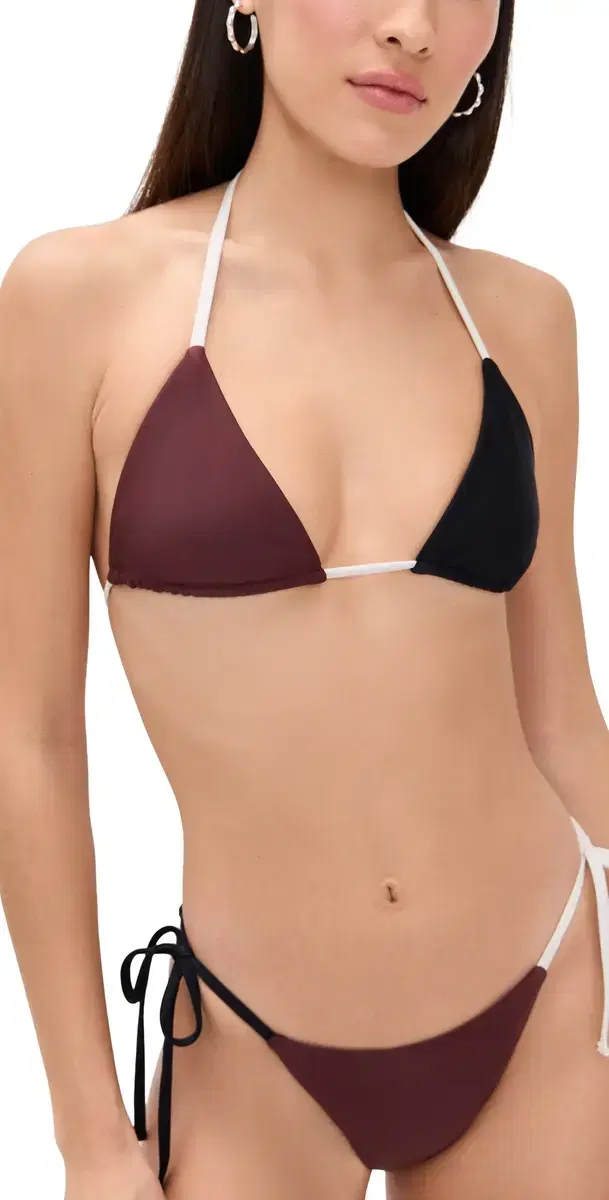 Reine Bikini Top Bordeaux