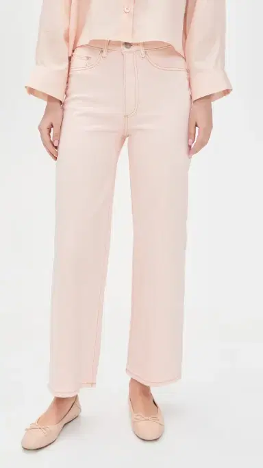 DL1961 Karmine Refined Wide Leg SculptSystem High Rise Jeans Ballet 23 | Thumbnail 2