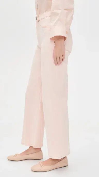 DL1961 Karmine Refined Wide Leg SculptSystem High Rise Jeans Ballet 23 | Thumbnail 4