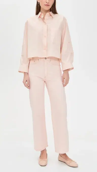 DL1961 Karmine Refined Wide Leg SculptSystem High Rise Jeans Ballet 23 | Thumbnail 5