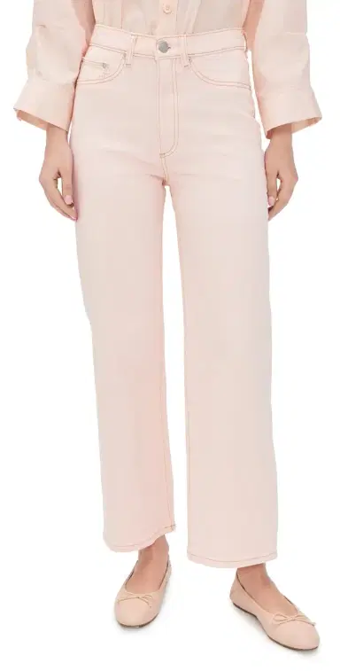 DL1961 Karmine Refined Wide Leg SculptSystem High Rise Jeans Ballet 23 | Thumbnail 1