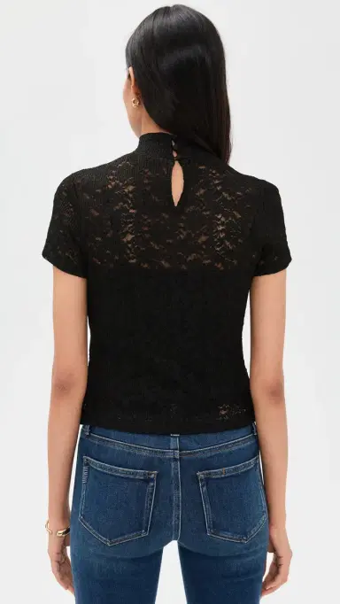 PAIGE June Tee Black | Thumbnail 3