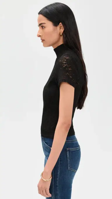 PAIGE June Tee Black | Thumbnail 4