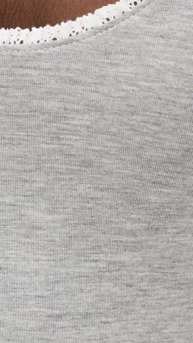 The Line by K Nero Top Heather Gray | Thumbnail 6 The Line by K Nero Top Heather Gray | Thumbnail 6