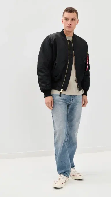 Alpha Industries MA-1 Heritage Fit Flight Jacket Black M | Thumbnail 5