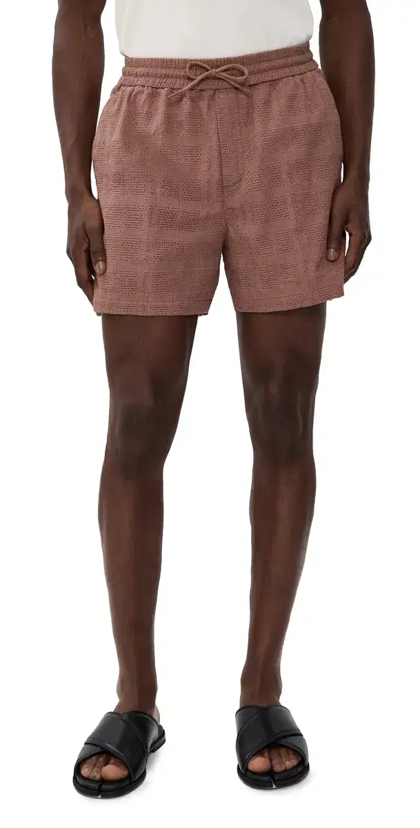 Les Deux Charlie Knit horts 5 Cognac Red