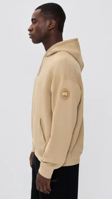 Canada Goose Rove Hoodie with Tonal Disc Ecru | Thumbnail 4