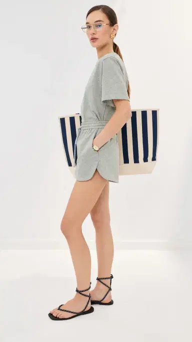 LE BOP Hayley Shorts Heather Grey L | Thumbnail 4 LE BOP Hayley Shorts Heather Grey L | Thumbnail 4