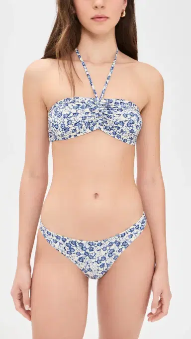 Isabel Marant Saly Bikini Bottoms Blue | Thumbnail 4