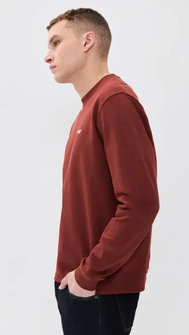 Barbour Firbank Relaxed weatshirt Fired Brick | Thumbnail 4 Barbour Firbank Relaxed weatshirt Fired Brick | Thumbnail 4