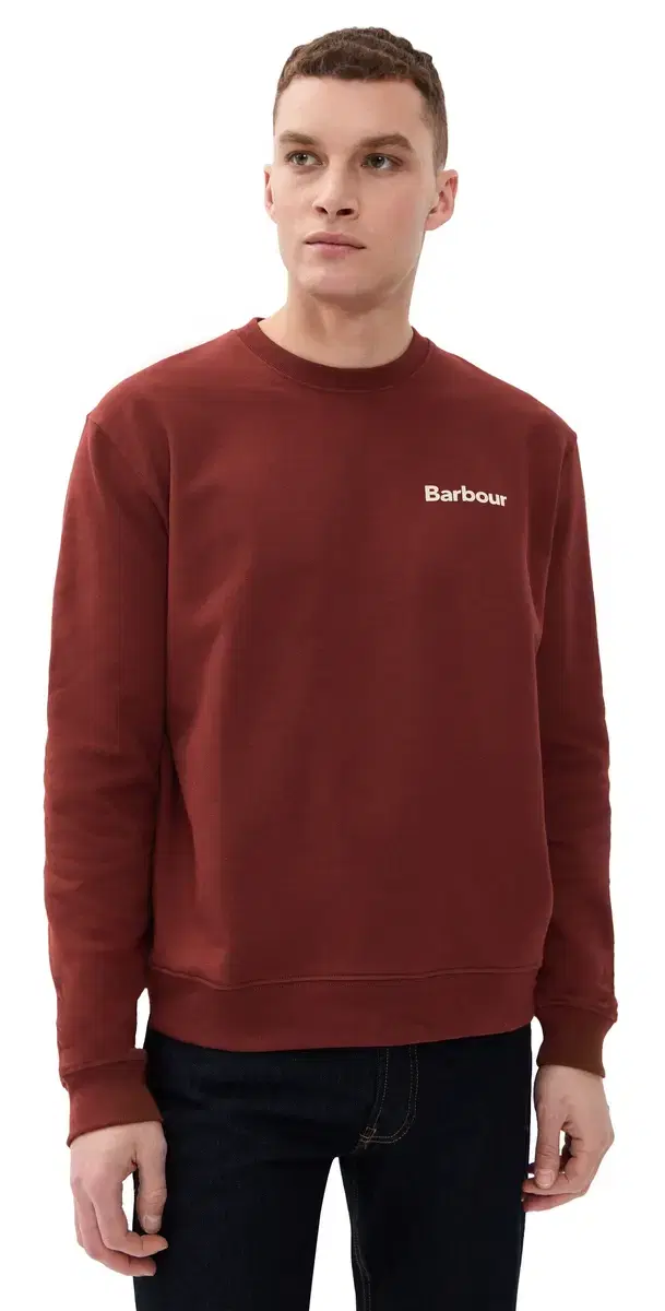 Firbank Relaxed weatshirt Fired Brick