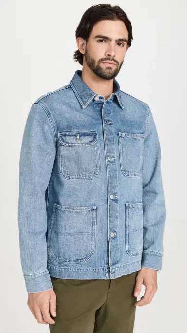 Alex Mill Work Jacket in Vintage Wash Denim Vintage Wash L | Thumbnail 2