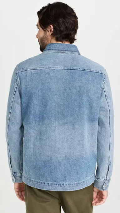 Alex Mill Work Jacket in Vintage Wash Denim Vintage Wash L | Thumbnail 3