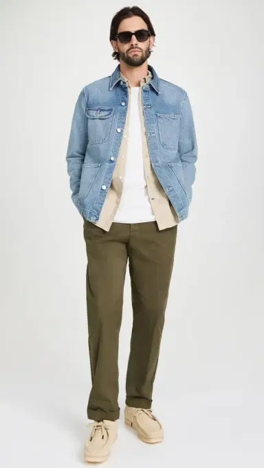 Alex Mill Work Jacket in Vintage Wash Denim Vintage Wash L | Thumbnail 5