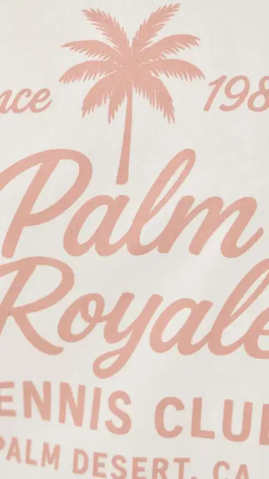 Sunny Somewhere Palm Royale Tennis Everyday Tee Off White | Thumbnail 6 Sunny Somewhere Palm Royale Tennis Everyday Tee Off White | Thumbnail 6