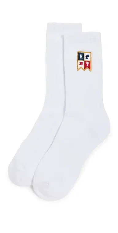 Rhude Harbor Crest Socks White / Multi One Size | Thumbnail 1