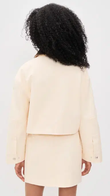 Apparis Ella Canvas Cropped Jacket | Thumbnail 3 Apparis Ella Canvas Cropped Jacket | Thumbnail 3