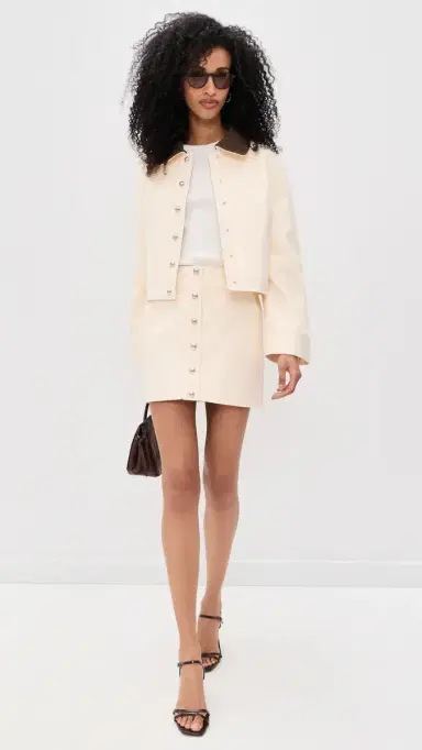 Apparis Ella Canvas Cropped Jacket | Thumbnail 5 Apparis Ella Canvas Cropped Jacket | Thumbnail 5