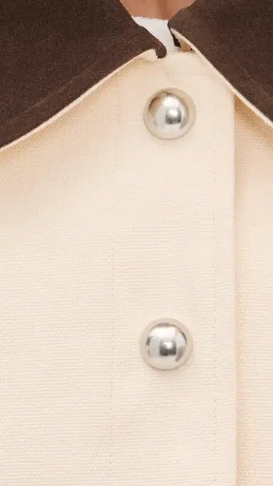 Apparis Ella Canvas Cropped Jacket | Thumbnail 6 Apparis Ella Canvas Cropped Jacket | Thumbnail 6