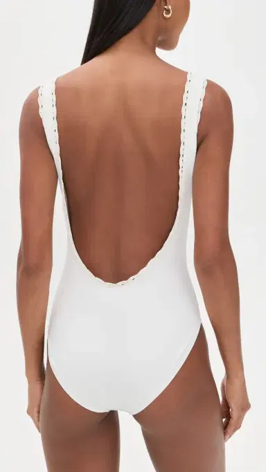 Sea Madelyn Crochet One Piece White | Thumbnail 3