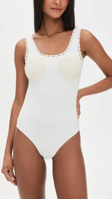 Sea Madelyn Crochet One Piece White | Thumbnail 5