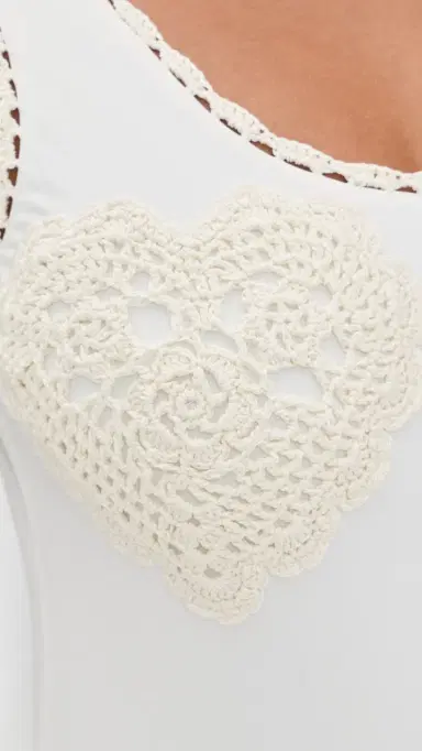 Sea Madelyn Crochet One Piece White | Thumbnail 6