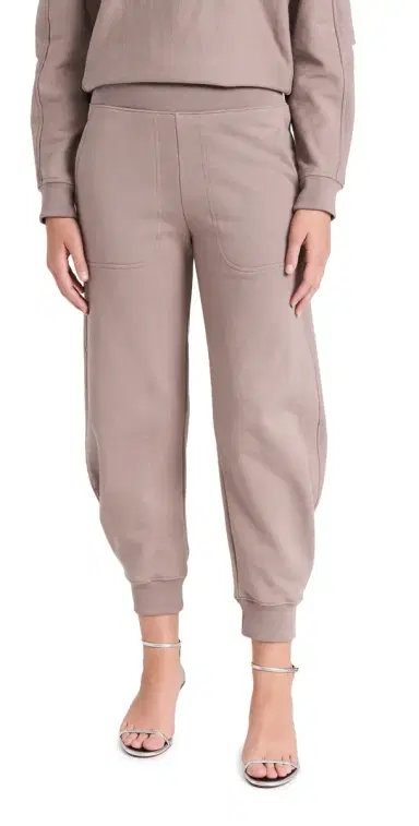 Tibi Sweatshirt Program Calder Longer Sweatpants Cement XXS | Thumbnail 1