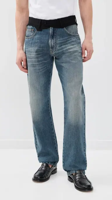 MM6 Maison Margiela Pants 5 Pockets Blue | Thumbnail 2 MM6 Maison Margiela Pants 5 Pockets Blue | Thumbnail 2