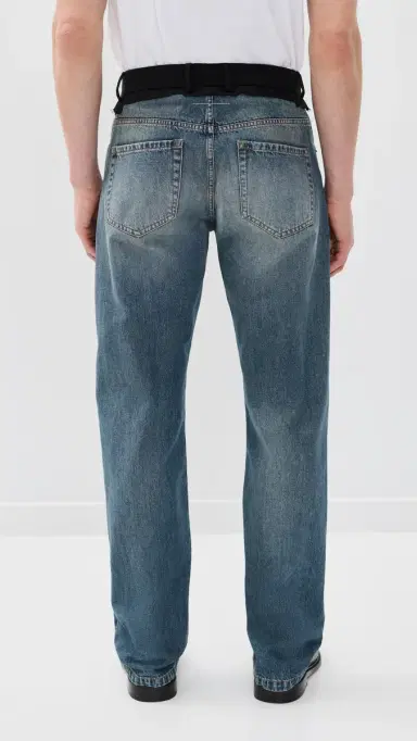 MM6 Maison Margiela Pants 5 Pockets Blue | Thumbnail 3 MM6 Maison Margiela Pants 5 Pockets Blue | Thumbnail 3