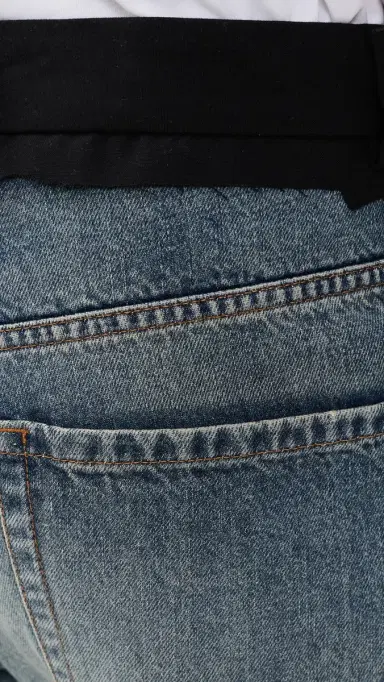 MM6 Maison Margiela Pants 5 Pockets Blue | Thumbnail 6 MM6 Maison Margiela Pants 5 Pockets Blue | Thumbnail 6