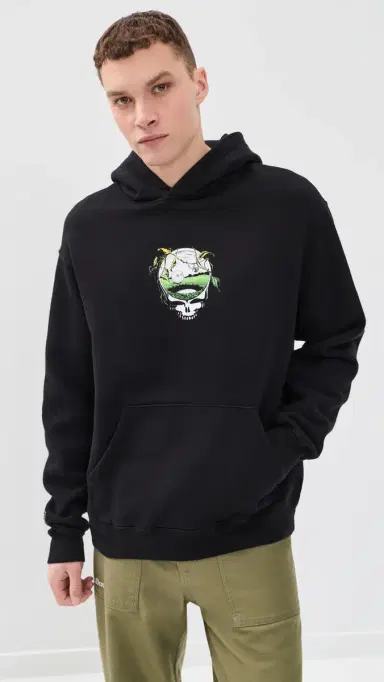 Malbon x Grateful Dead Fesque Hoodie Black | Thumbnail 2 Malbon x Grateful Dead Fesque Hoodie Black | Thumbnail 2