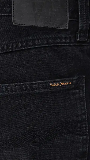 Nudie Jeans Rad Rufus Relaxed Straight Jeans Black Vintage 38 | Thumbnail 6 Nudie Jeans Rad Rufus Relaxed Straight Jeans Black Vintage 38 | Thumbnail 6
