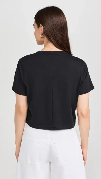 Sold Out NYC The Cropped Perfect Tee in Black Black M | Thumbnail 3