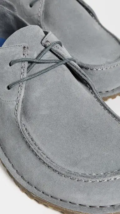 Birkenstock Utti Lace Up Boots Basalt Gray | Thumbnail 5