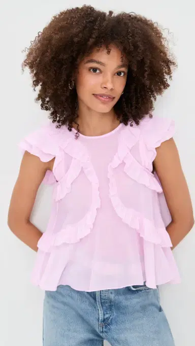 Isabel Marant Étoile Nalou Top Light Pink | Thumbnail 2 Isabel Marant Étoile Nalou Top Light Pink | Thumbnail 2