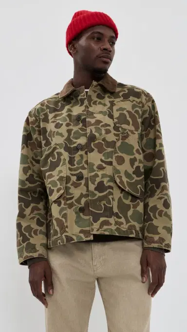 Filson Canvas Outfitter Jacket Tundra Shrub Camo M | Thumbnail 2