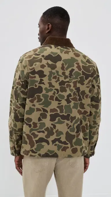 Filson Canvas Outfitter Jacket Tundra Shrub Camo M | Thumbnail 3