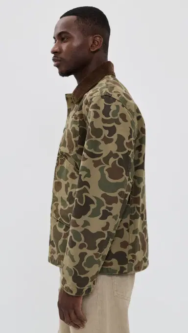 Filson Canvas Outfitter Jacket Tundra Shrub Camo M | Thumbnail 4
