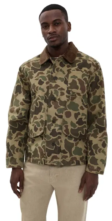 Filson Canvas Outfitter Jacket Tundra Shrub Camo M | Thumbnail 1