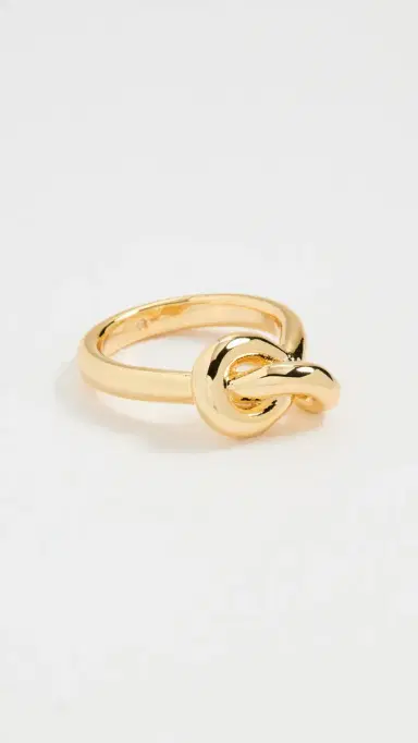 Gorjana Infinity Knot Ring Gold Plated 7 | Thumbnail 2